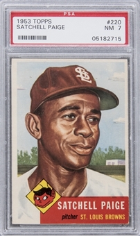1953 Topps #220 Satchell Paige – PSA NM 7